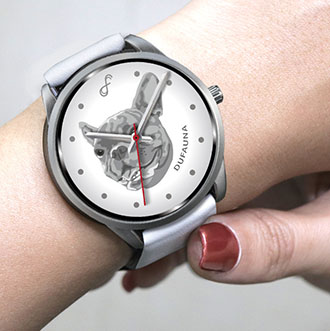  DuFauna Designs - French Bulldog Collection: No Text Watches