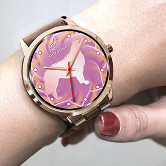  DuFauna Designs - Golden Retriever Collection: Body Silhouette Watches