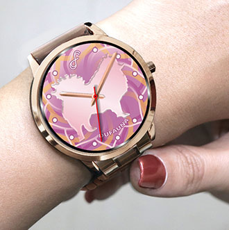  DuFauna Designs - Pomeranian Collection: Body Silhouette Watches