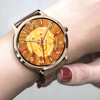  DuFauna Designs - Golden Retriever Collection: Smile Watches