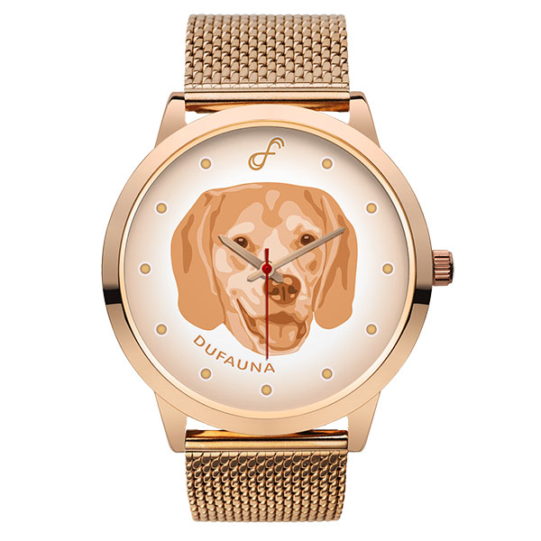  DuFauna Designs - Beagle Rose Gold
