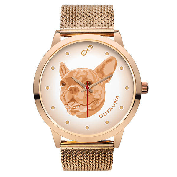  DuFauna Designs - French Bulldog Rose Gold