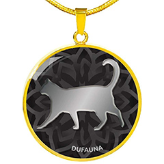  DuFauna Designs - Cat Silhouette Necklaces