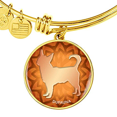  DuFauna Designs - Chihuahua Silhouette Bracelets