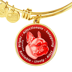  DuFauna Designs - French Bulldog Collection: Characteristics Bracelets