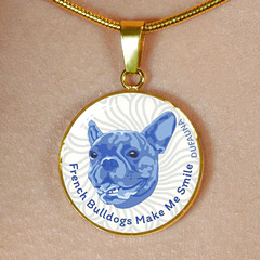  DuFauna Designs - French Bulldog Collection: Smiles Necklaces