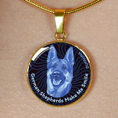  DuFauna Designs - German Shepherd Collection: Smiles Necklaces