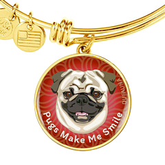  DuFauna Designs - Pug Collection: Smiles Bracelets
