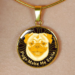  DuFauna Designs - Pug Collection: Smiles Necklaces