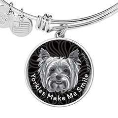  DuFauna Designs - Yorkie (Yorkshire Terrier) Collection: Smiles Bracelets